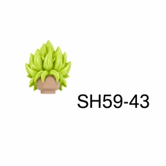 積木人仔髮型 SH59-43